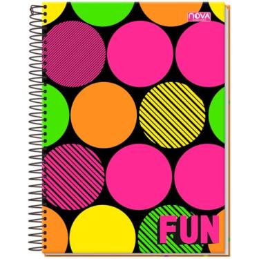 Imagem de CADERNO UNIVERSITÁRIO C/D ESPIRAL FUN 1 MATÉRIA 80 FLS GOFRADO