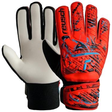 Imagem de Luva de Goleiro Reusch Attrakt Starter Solid - Vermelho-Unissex