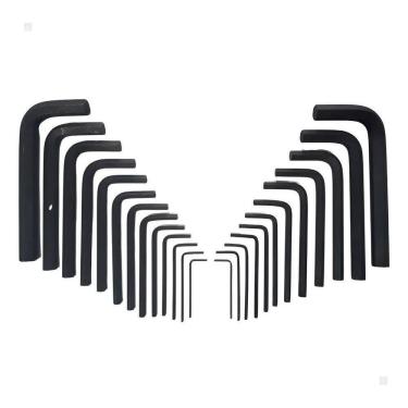 Imagem de Jogo De Chaves Allen Milímetros E Polegada 25 Peças Jogo Top