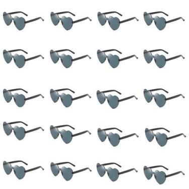 Imagem de Óculos De Sol Femininos Em Cores Candy Com Design De Coração KAMMPT, 2