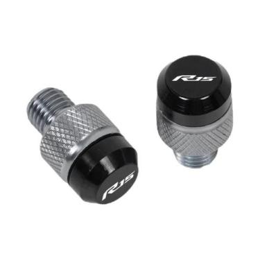 Imagem de Tampas De Rosca CNC Para Espelhos De Moto YZF R15 V3 - Acessórios - Ya