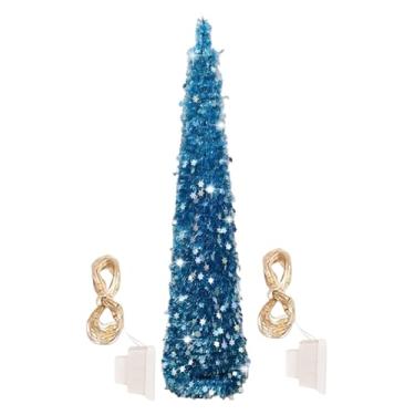 Imagem de Árvores de Natal artificiais, árvore de Natal realista com glitter – plantas de 1,8 m para quarto, ambientes internos e externos, , decoração de Halloween