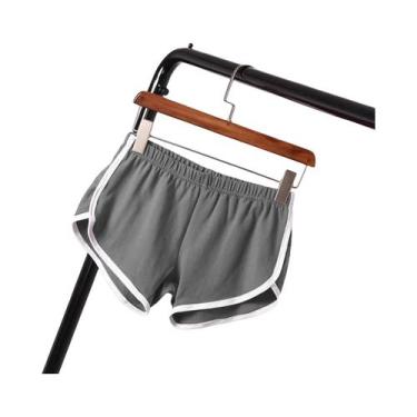 Imagem de Shorts Esportivos Femininos De Verão Em Cores Candy, Cintura Elástica,