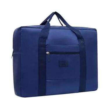 Imagem de Bolsa De Viagem Dobrável Leve Unissex, Mala De Mão Para Fins De Semana