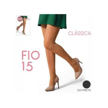 Imagem de Meia-Calça Clássica Selene 9020.001 Fio 15 Poliamida T. P/EG, P, 550, 