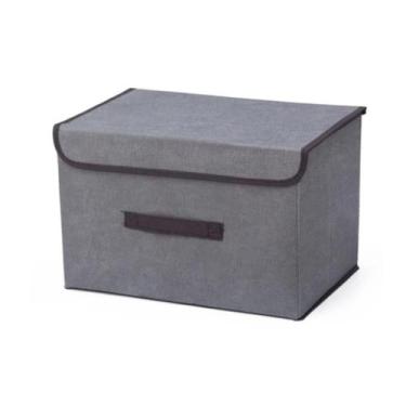 Imagem de Caixa Organizadora Closet 8L Easy Decor, Cinza