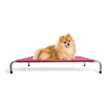 Imagem de Cama Para Cachorro Pets Suspensa Pequena Tamanho P Cor Rosa - Pet Best