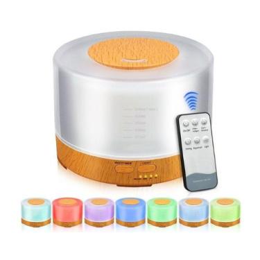 Imagem de Aromatizador Elétrico Aromaterapia Umidificador Led 500ml - bela
