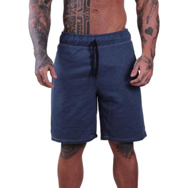 Imagem de Bermuda MXD Conceito Moletom Slim Mesclados Cores Originais Masculina-Masculino