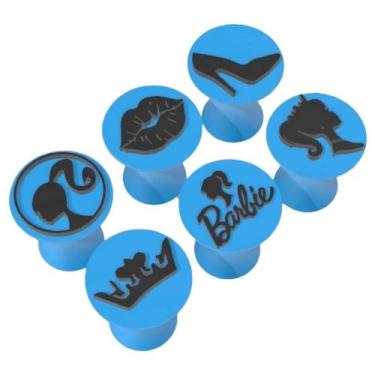 Imagem de Kit Carimbo Marcador Brigadeiros BARBIE Molde Festa Confeitaria Aniver