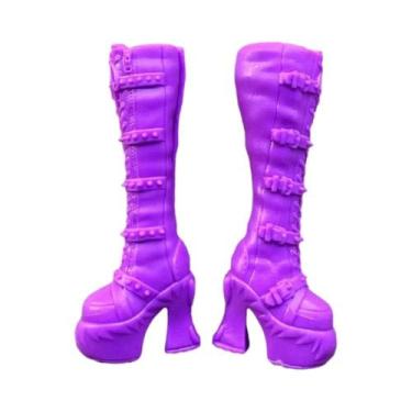 Imagem de Sapatos De Salto Alto, Botas E Sandálias Para Bonecas Monstro Em Escal