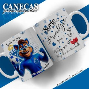 Imagem de Caneca personalizada futebol NAMORADO SORTUDO 325ML - ABRAKADABRA33, 0