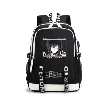 Imagem de Mochila Bungos Strays Dogs Dazais Osamus Cartoon Kids School - Yiweisa