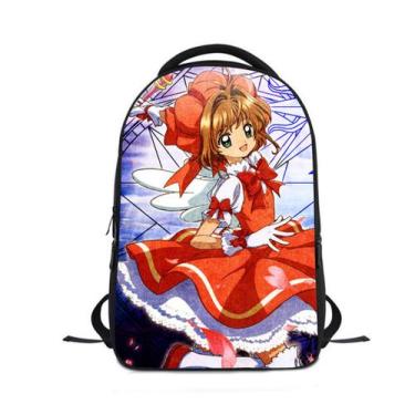 Imagem de Mochila Cards Captors Kids School Bag 3D Print Oxford - Yiweisai