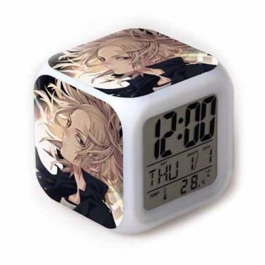 Imagem de Despertador Tokyos Square LED Digital com despertador de 8 cm - yiweis