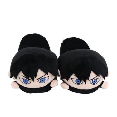 Imagem de Chinelos Haikyuus Tobio Kageyama Anime Plush Home - Yiweisai