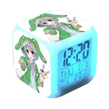 Imagem de Despertador digital LED Dates A Livess Square 8x8x8cm - yiweisai