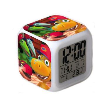 Imagem de Despertador Dinosaur Train Anime LED com display de temperatura - yiwe