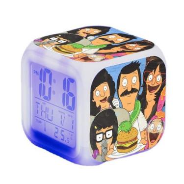Imagem de Função de despertador digital LED para crianças 8x8x8cm - yiweisai