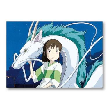 Imagem de Pôster Oginos Chihiros Anime Art 51x35,5 cm Papel 60g - yiweisai