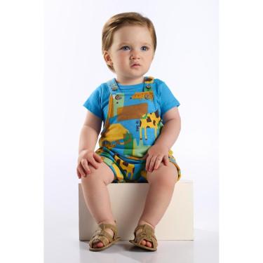 Imagem de Conjunto Jardineira e Body Bebê Up Baby-Masculino
