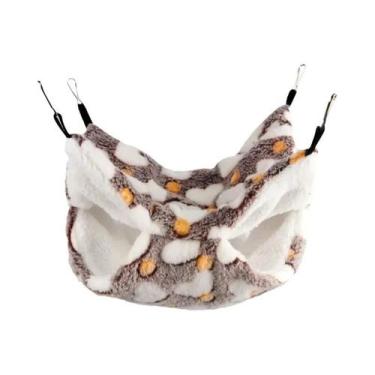 Imagem de Rede De Descanso Acolchoada Dupla Para Hamster, Cama Suspensa Quente P