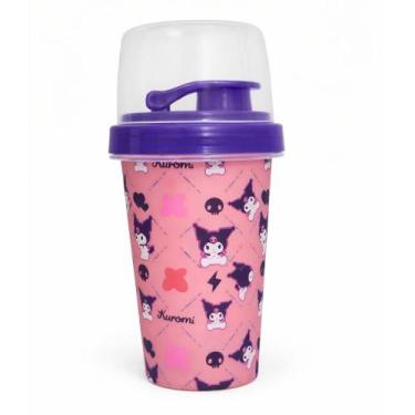 Imagem de Copo Mini Shakeira Com Misturador Infantil Hello Kitty 320ml - - PLASU