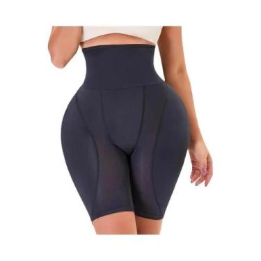 Imagem de Shorts Modeladores De Cintura Alta Para Mulheres Com Almofadas Para Au