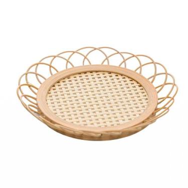 Imagem de Porta Copos Wolff Tramato 11cm x 2cm Natural Rattan