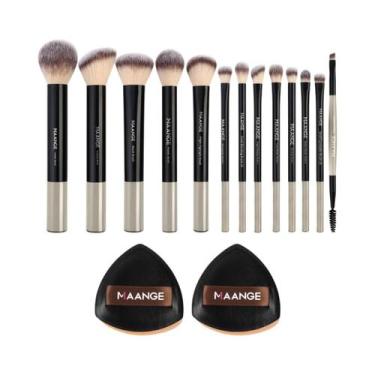 Imagem de Conjunto De Pincéis De Maquiagem Macios E Fofos Com 13 Peças MAANGE, P