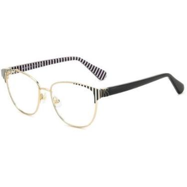 Imagem de Armação de Óculos Kate Spade Dove/G Nzu - Dourado 52-Feminino