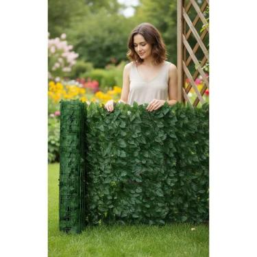 Imagem de Muro Inglês Jardim Vertical Artificial 2x1m Ficus Natural - Congratula