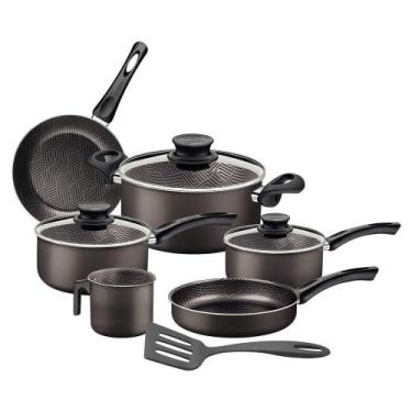 Imagem de Jogo Panelas Tramontina Paris Starflon Max Chumbo 07 Peças Antiaderent