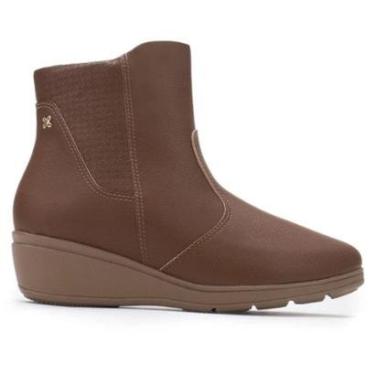 Imagem de Bota Feminina Anabela Brown Softli 10041.10234-Feminino