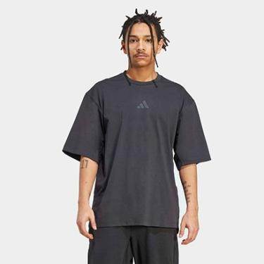 Imagem de Camiseta Adidas 3 Listras Oversized Masculina-Masculino