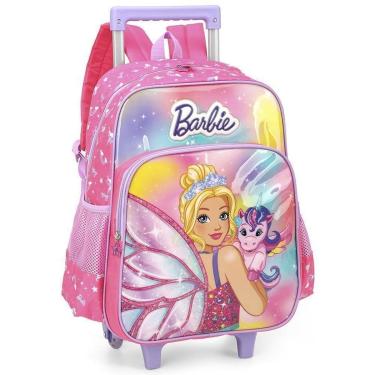 Imagem de Mochila de Rodinhas Com Alça Luxcel Barbie Pink-Unissex