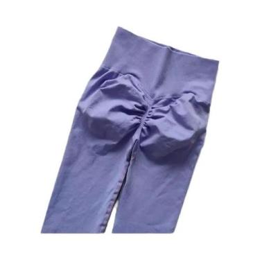 Imagem de Calças de Yoga Seamless de Cintura Alta - Leggings de Secagem Rápida p