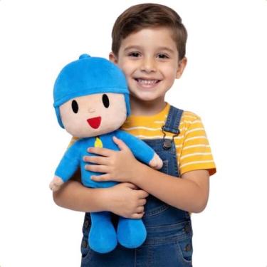 Imagem de Boneco de Pelúcia Pocoyo Grande 37cm - Super Macio - Cardoso Toys