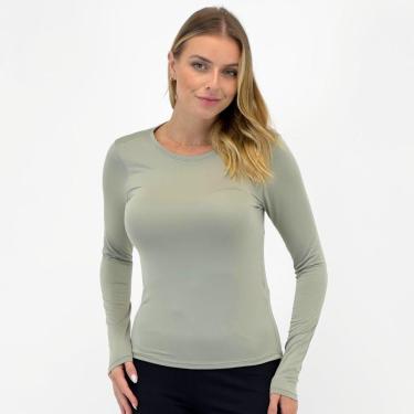 Imagem de Blusa Doce Trama Básica Manga Longa Feminina-Feminino