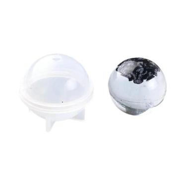 Imagem de Molde De Silicone Transparente De 2-10CM Para Resina Epóxi UV, Bola De