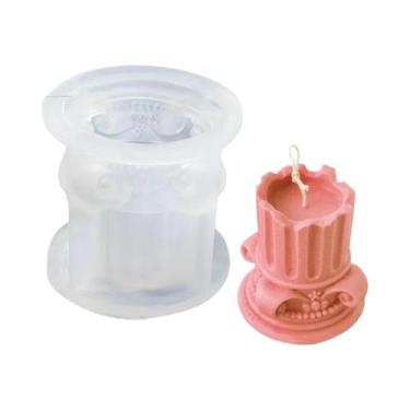 Imagem de Molde De Silicone Para Vela Em Coluna Romana 3D DIY Estátua De Vênus A