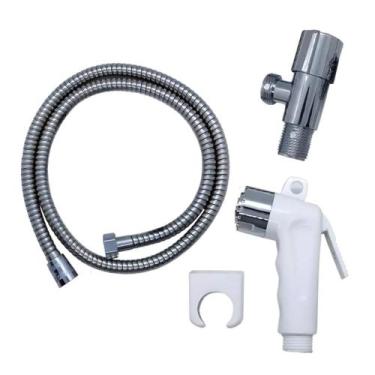 Imagem de Ducha Higiênica Intima Completa Gatilho Branco Aciona 1/4 - tcrabrasiv