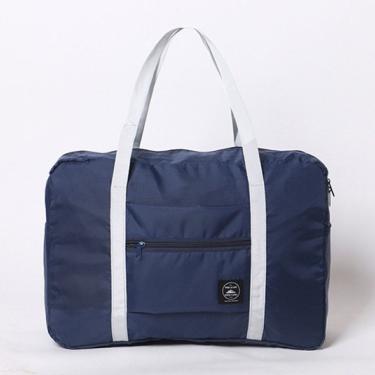 Imagem de Bolsa Dobrável de Viagem OEM Travel Bag 30L 42cm X 33cm X 17cm Azul Marinho Unissex