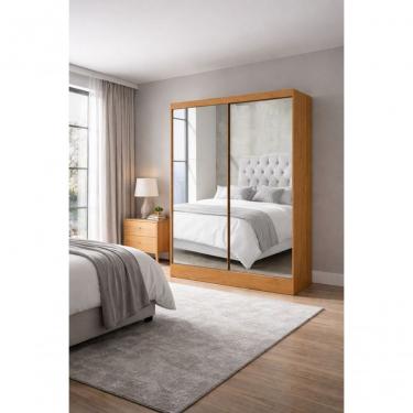Imagem de Guarda Roupa Com 2 Portas Espelhado Sapphire -Grand Line