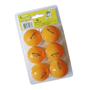 Imagem de Bolinhas de Tênis de Mesa 5075-5076 Blister com 06 Bolas Tamanho Único Multicores 40MM...