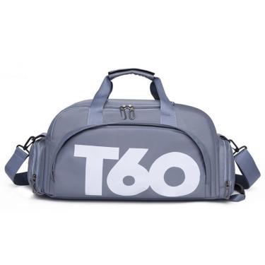 Imagem de Bolsa Esportiva Ming 3 em 1 para Academia e Viagens com Material Impermeável Azul Claro OEM