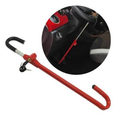 Imagem de Trava Carneiro Antifurto Pedal Volante Em Aço Para Carro - Congratulat