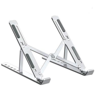 Imagem de Suporte Dobrável Para Laptop / Notebook / Macbook Pro / Ipad BRANCO - 