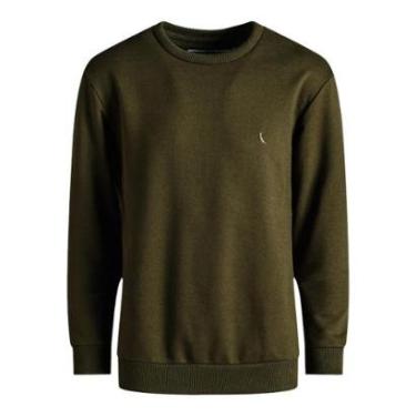 Imagem de Moletom Reserva Basico New Masculino Verde Musgo-Masculino