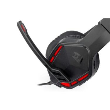 Imagem de Fone de Ouvido Gamer Redragon Themis 2 H220N - Vermelho/Preto